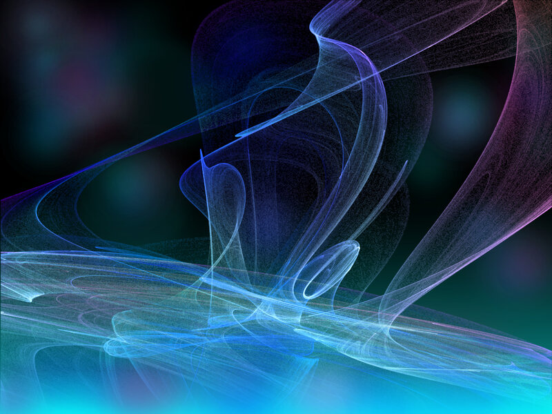 Abstract blue and purple swirls