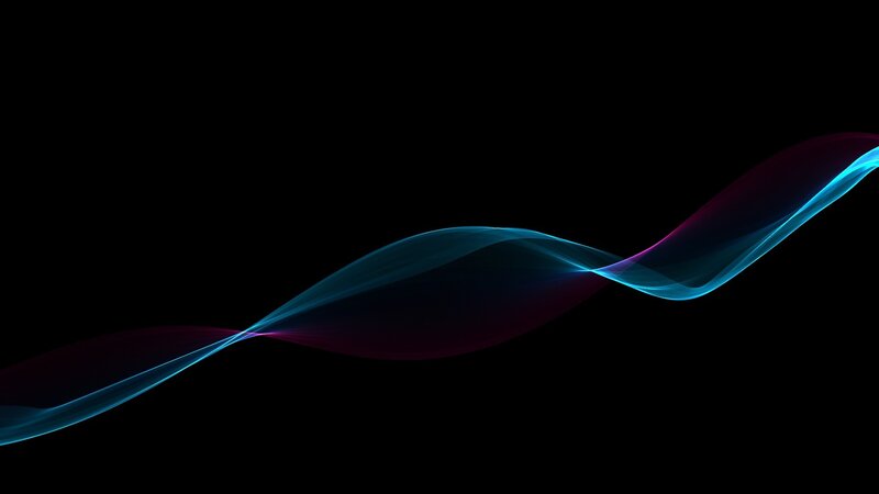Abstract blue and purple wave