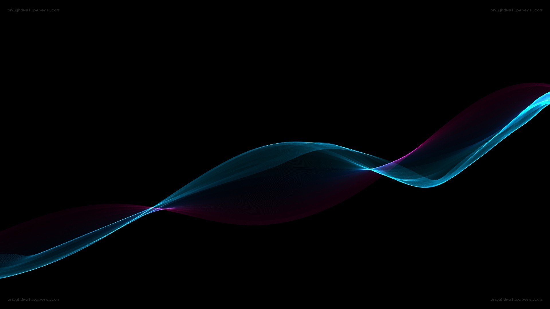 Abstract blue and purple wave
