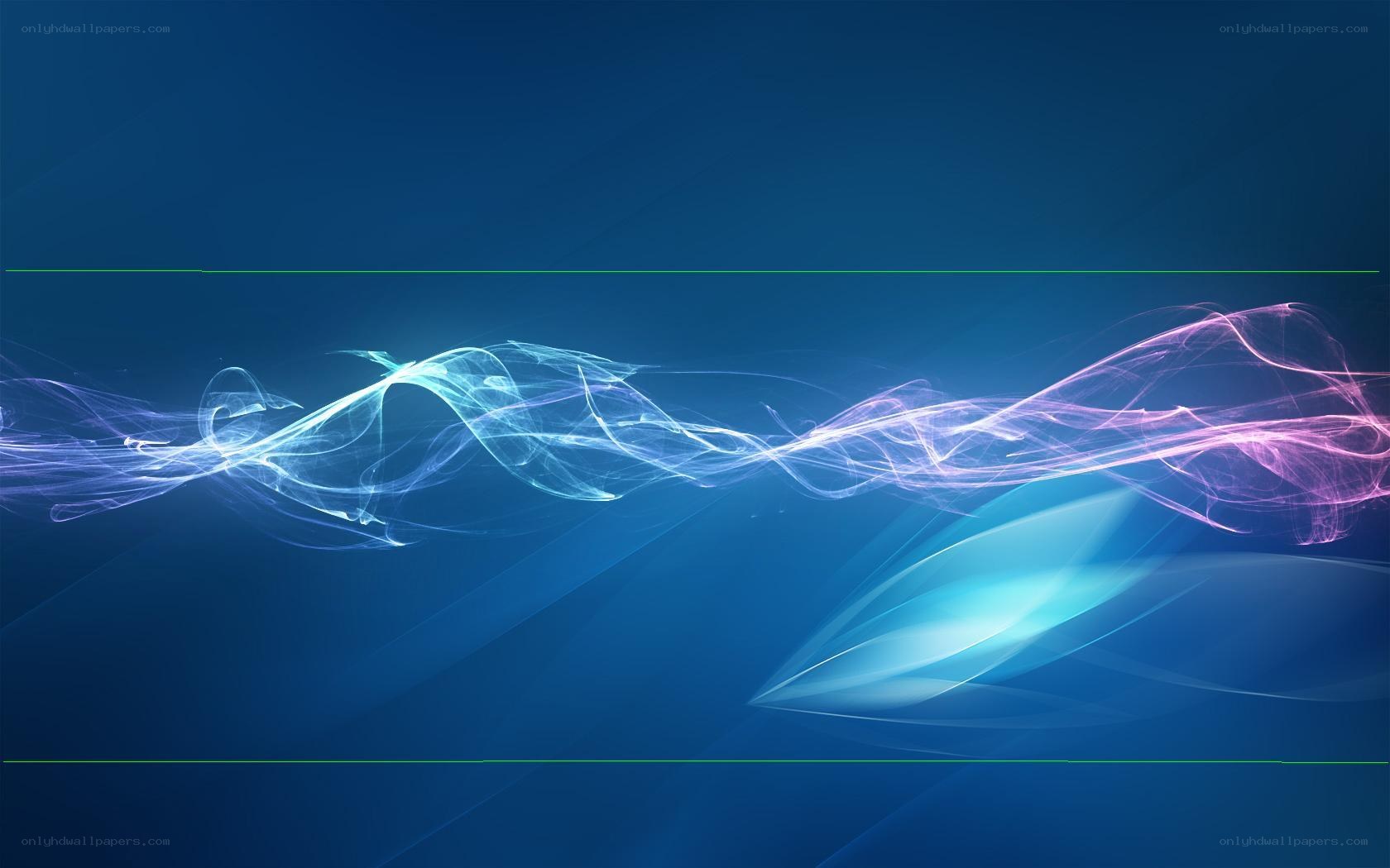 Abstract blue and purple wave