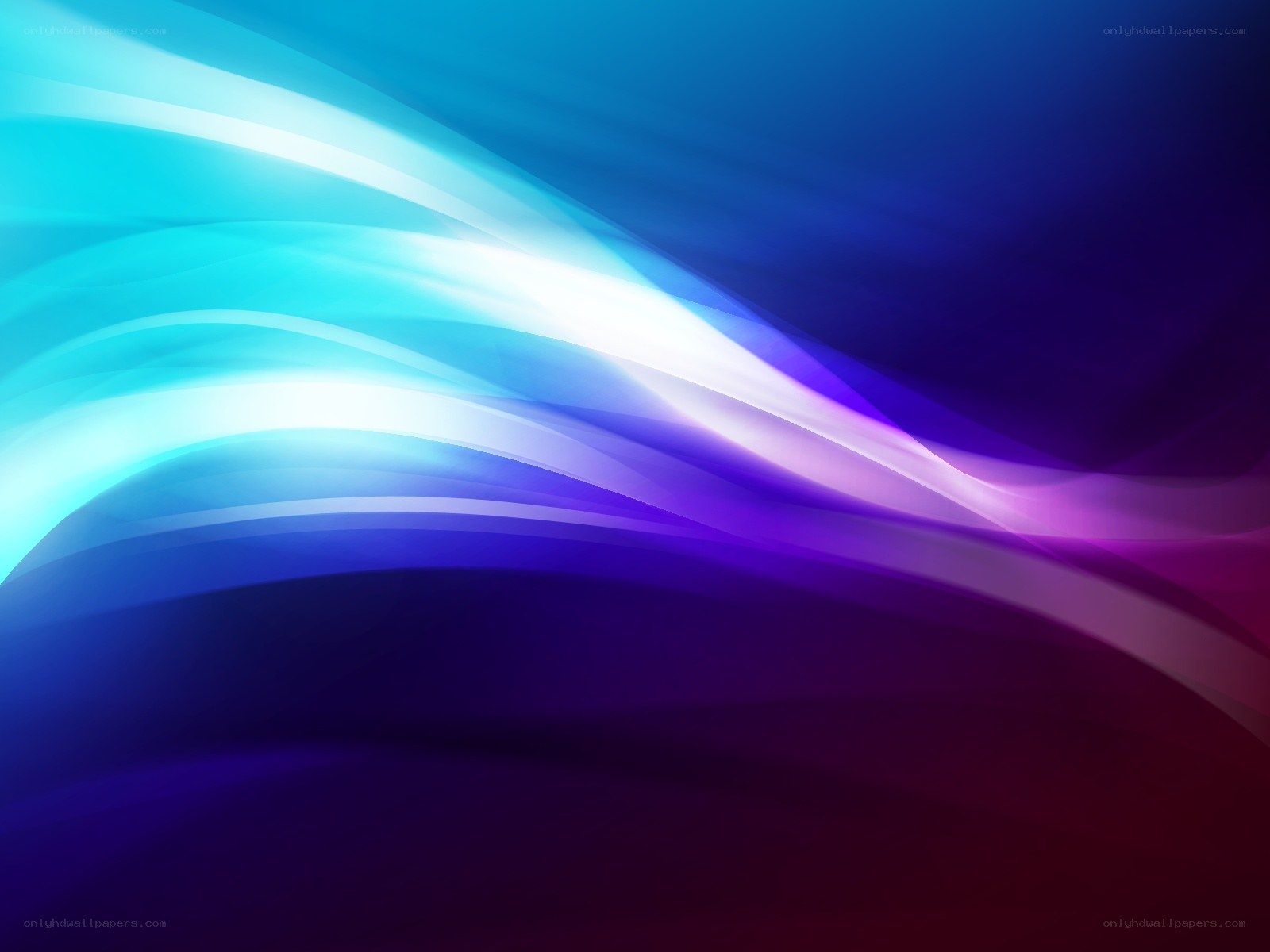 Abstract blue and purple waves