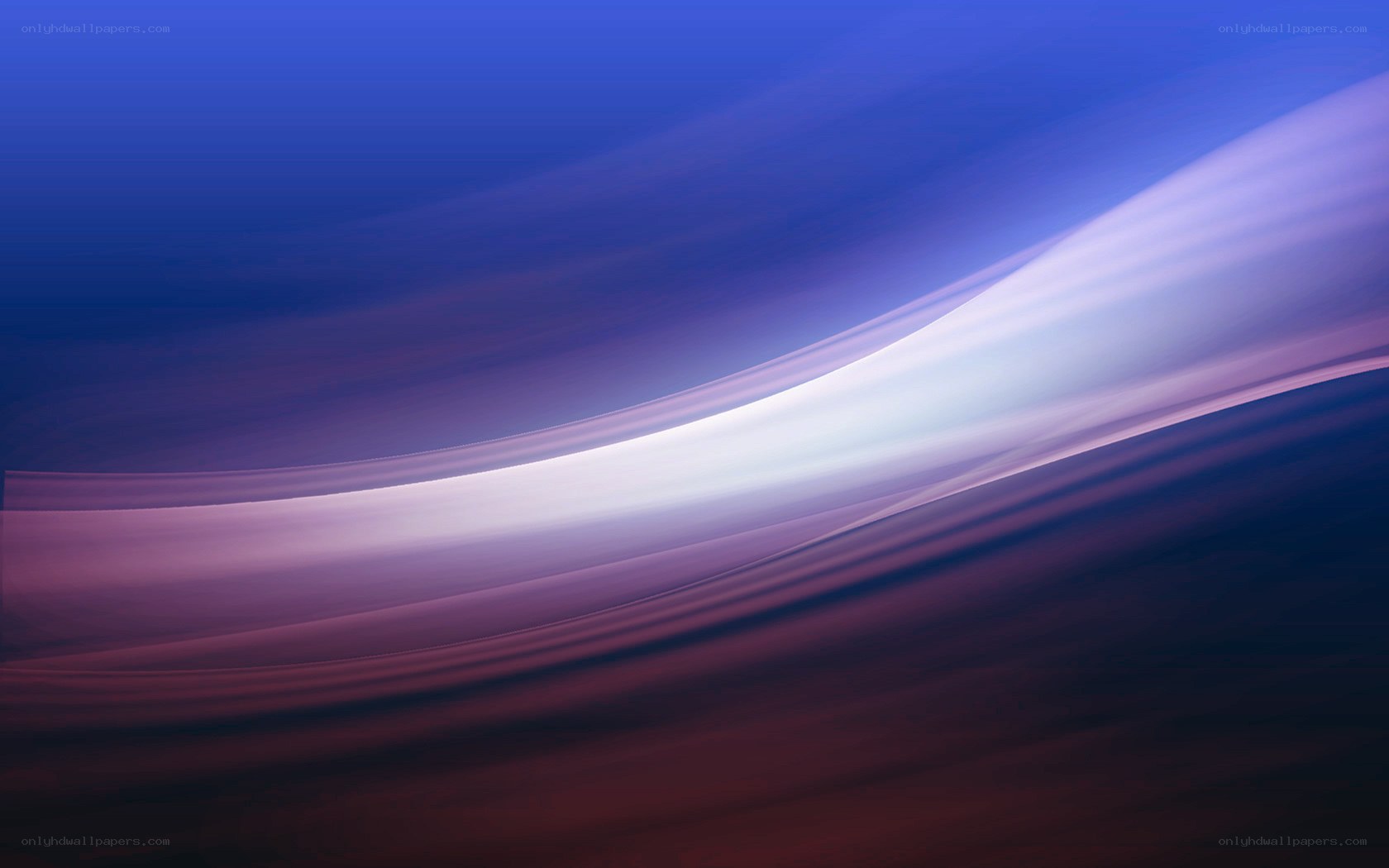 Abstract blue and purple waves