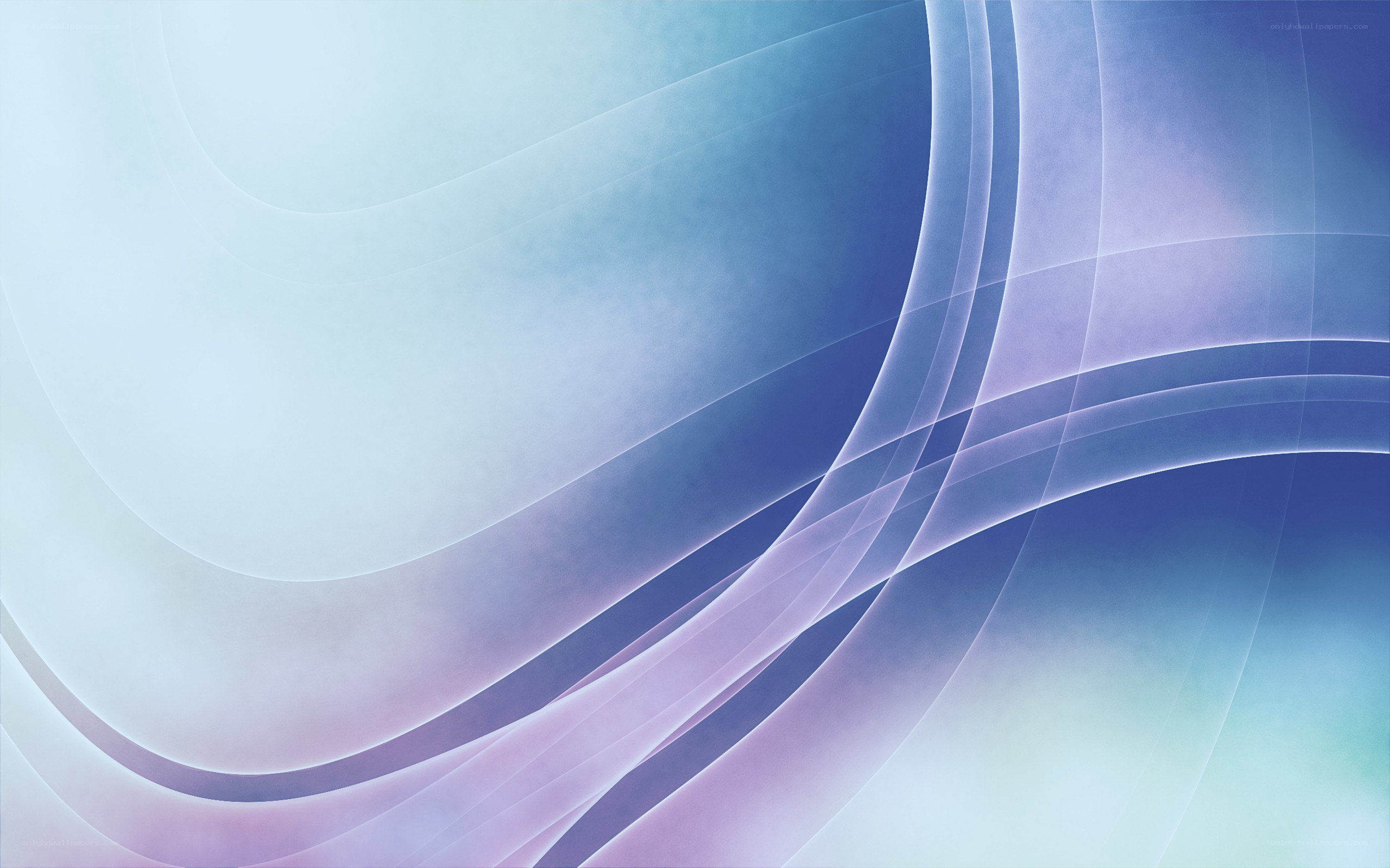 Abstract blue and purple waves