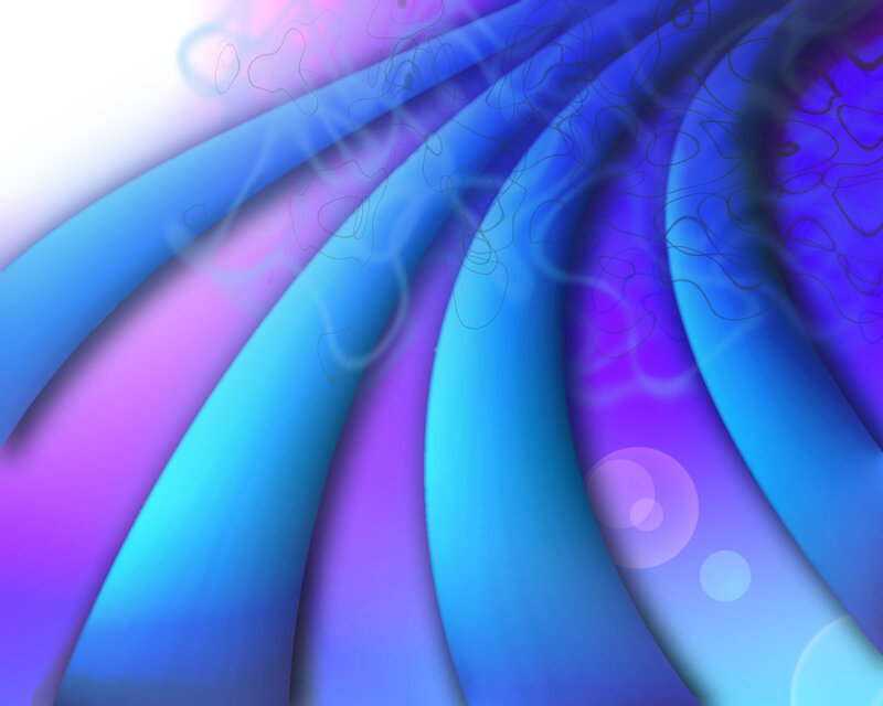 Abstract Blue and Purple Waves — Calm