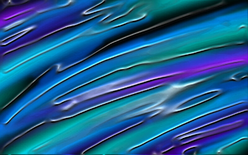 Abstract Blue and Purple Waves — Dynamic