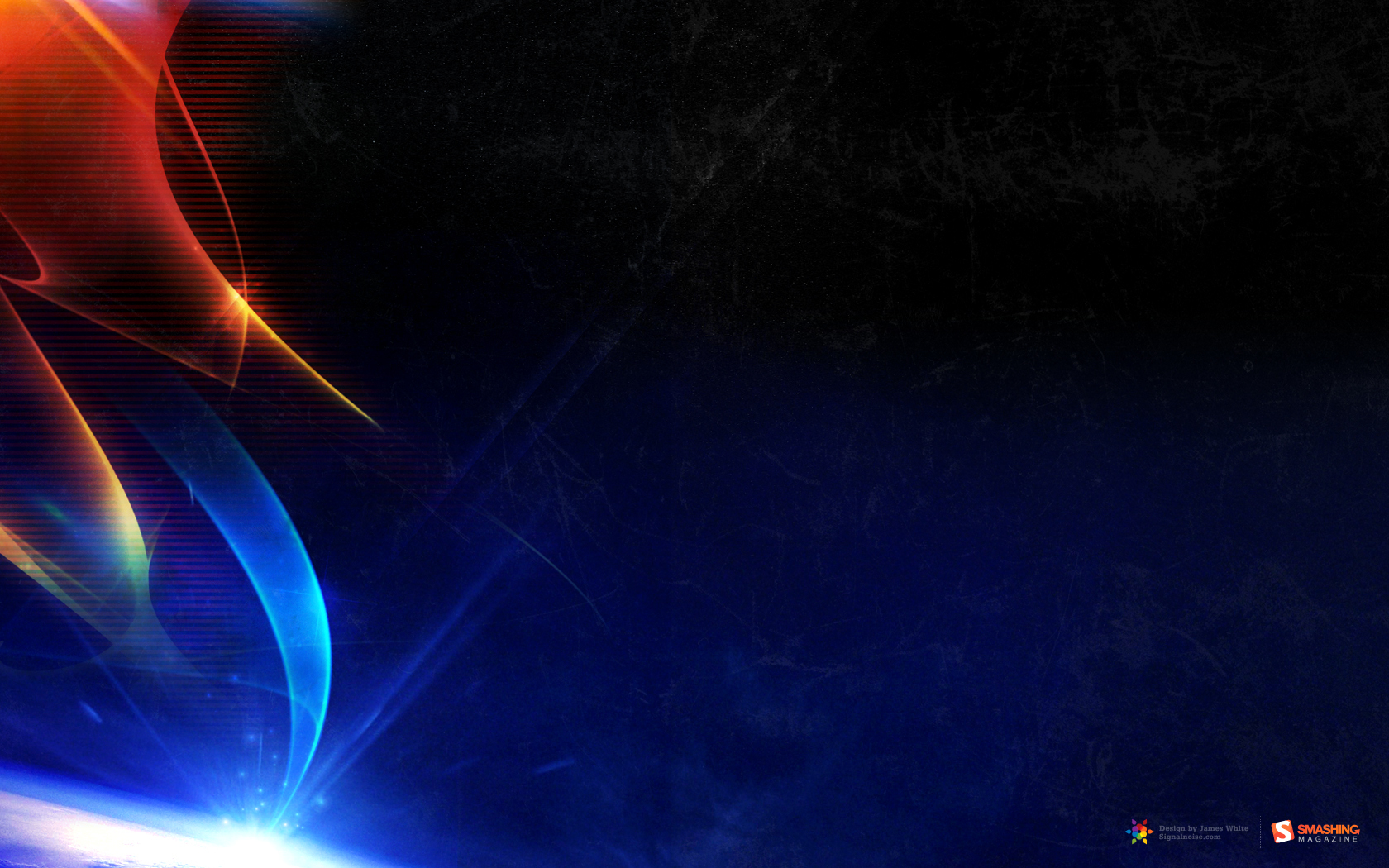 abstract blue and red light design