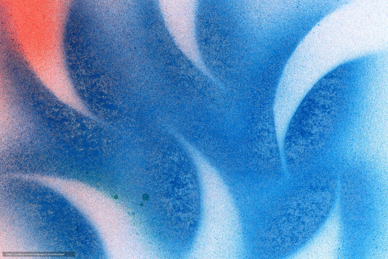 Abstract blue and red spray paint