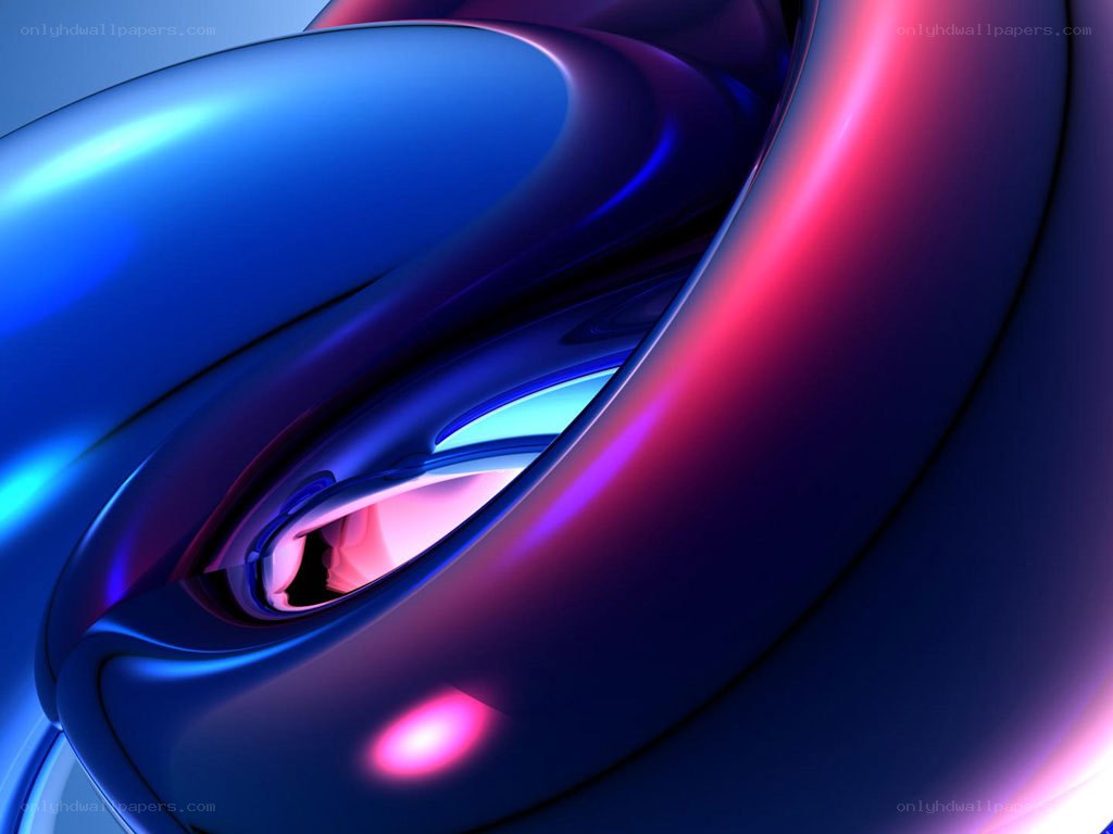 Abstract blue and red swirl
