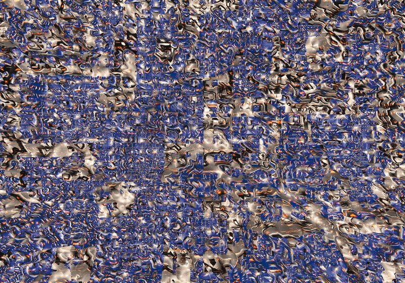 abstract blue and silver texture