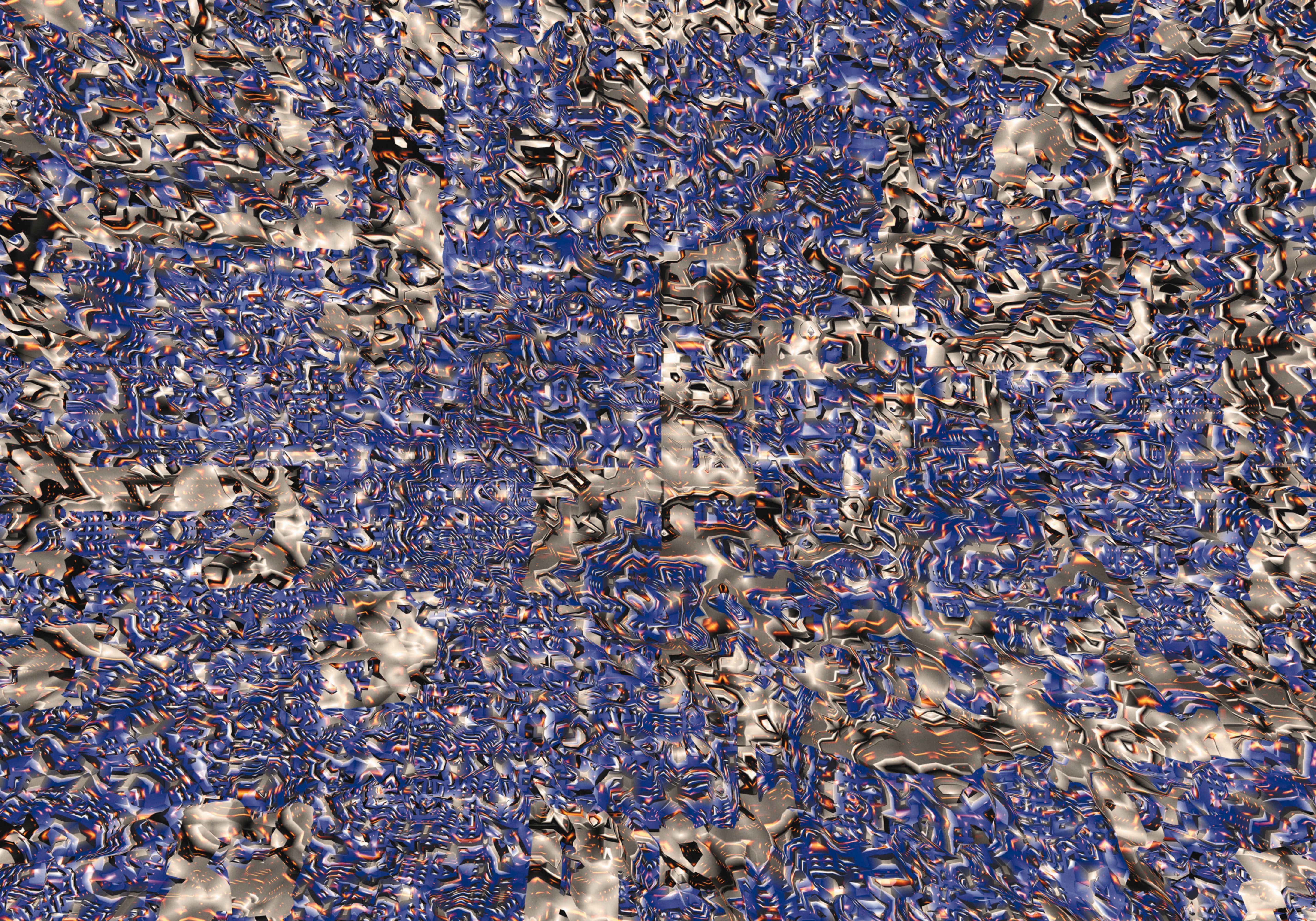abstract blue and silver texture