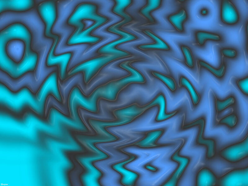 Abstract blue and teal swirls