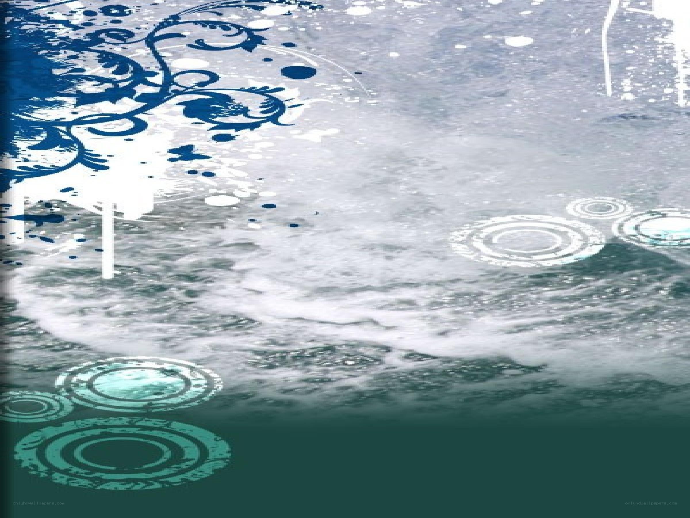 abstract blue and white design