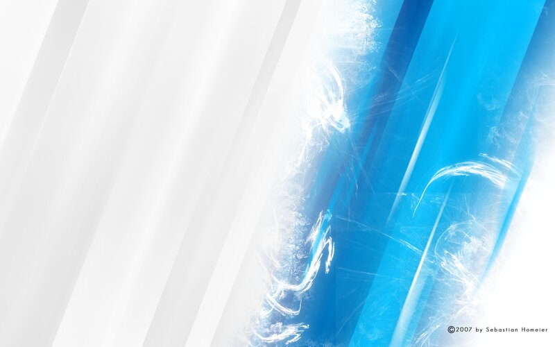 Abstract Blue and White Design — Calm