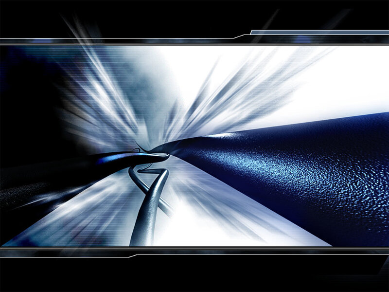abstract blue and white motion