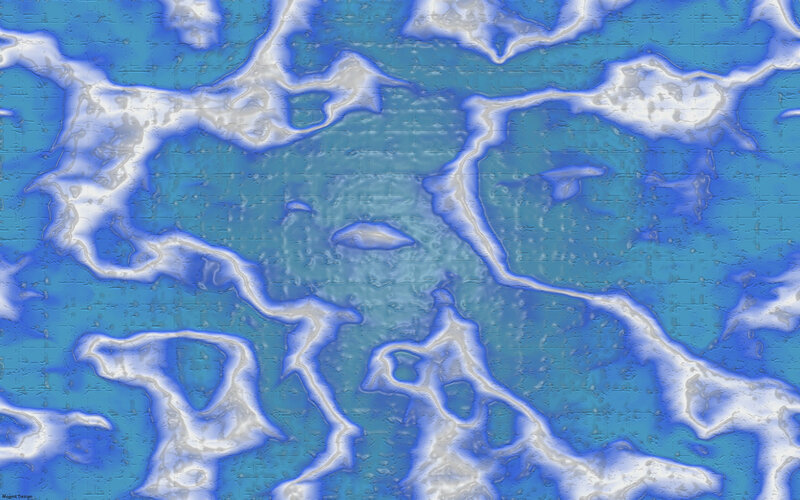 Abstract Blue and White Pattern — Calm