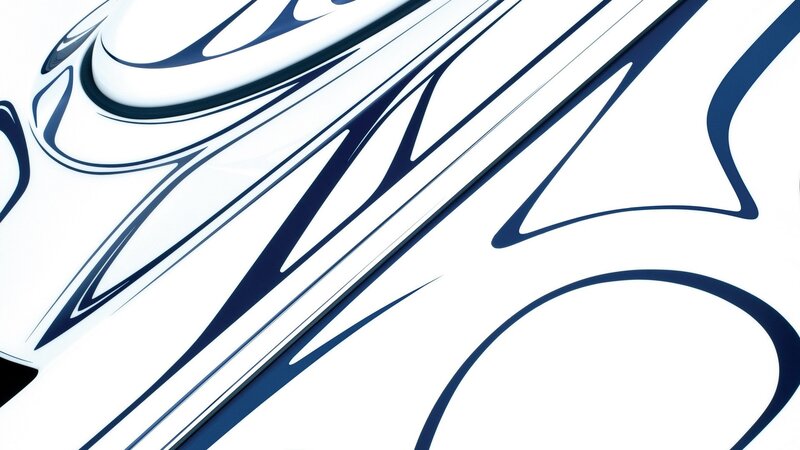 abstract blue and white swirls