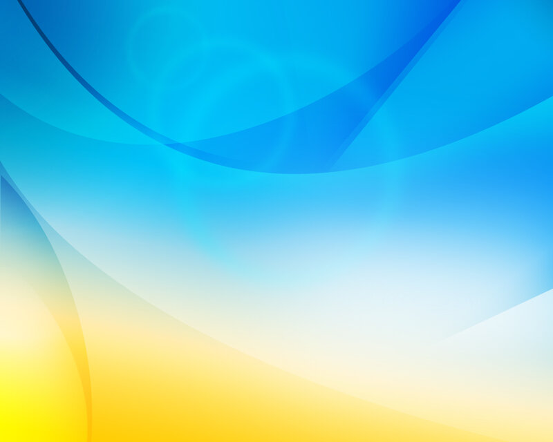 Abstract Blue and Yellow Curves