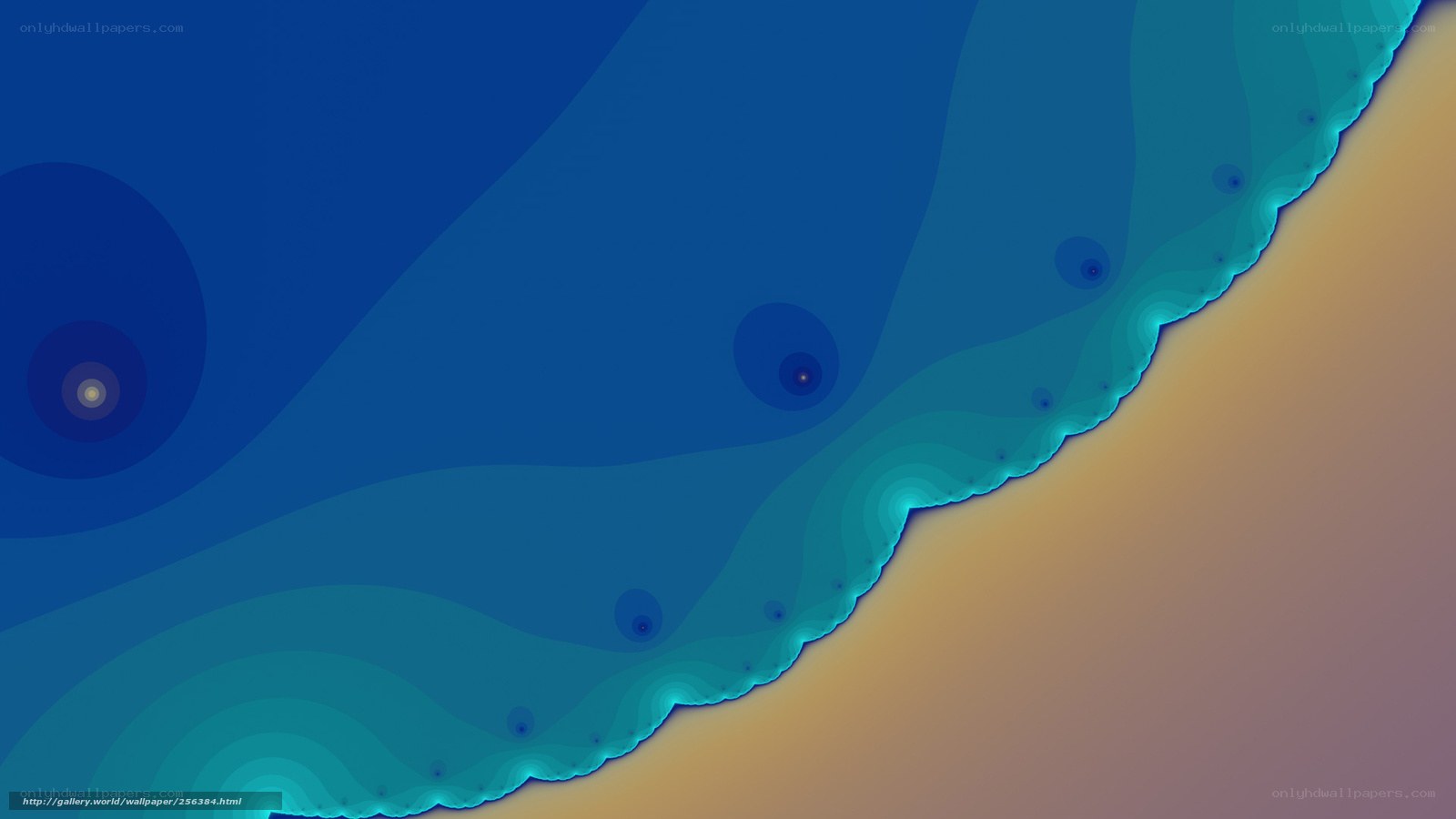 Abstract blue and yellow gradient