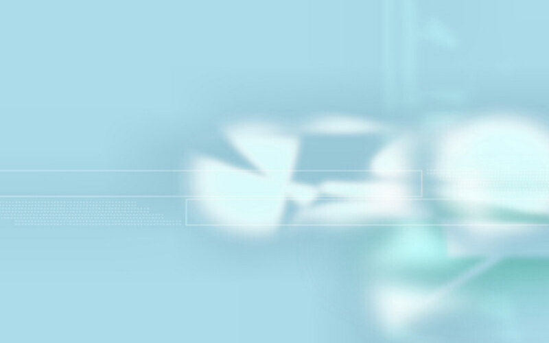 Abstract Blue Background — Calm, Blurry Shapes