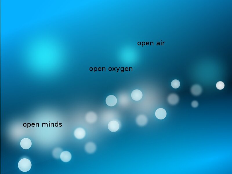 abstract blue background with text