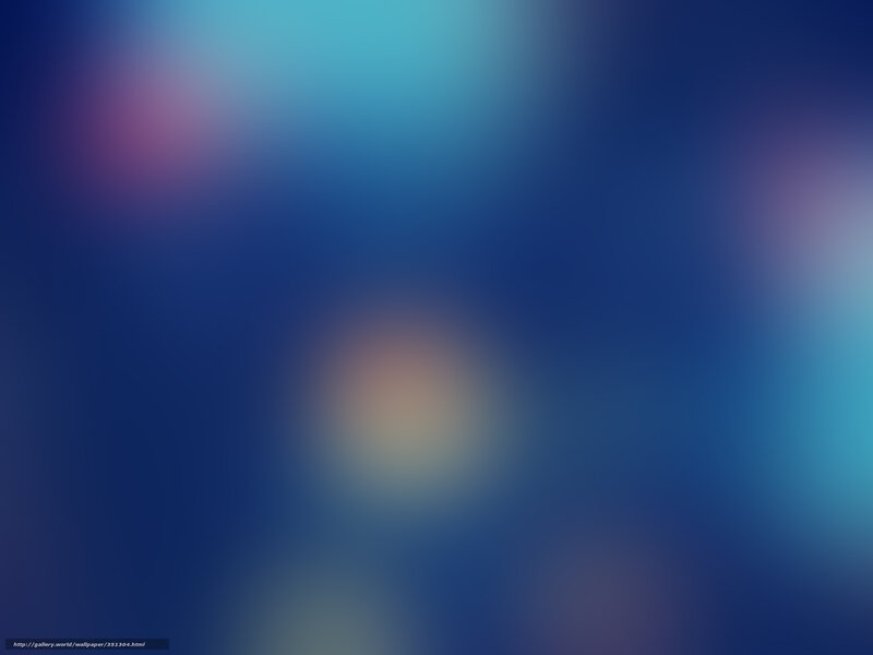 Abstract Blue Blur — Calm, Blurry Lights