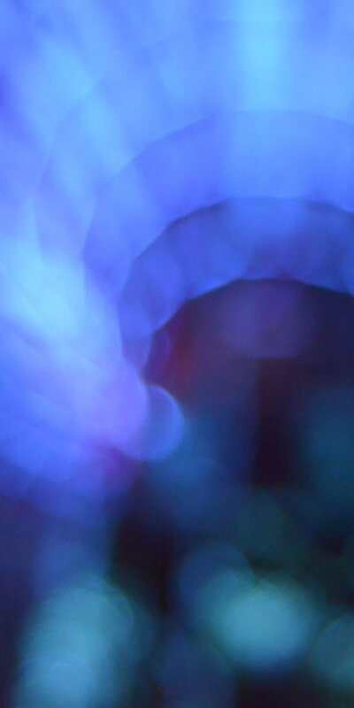 Abstract Blue Blur — Dreamy