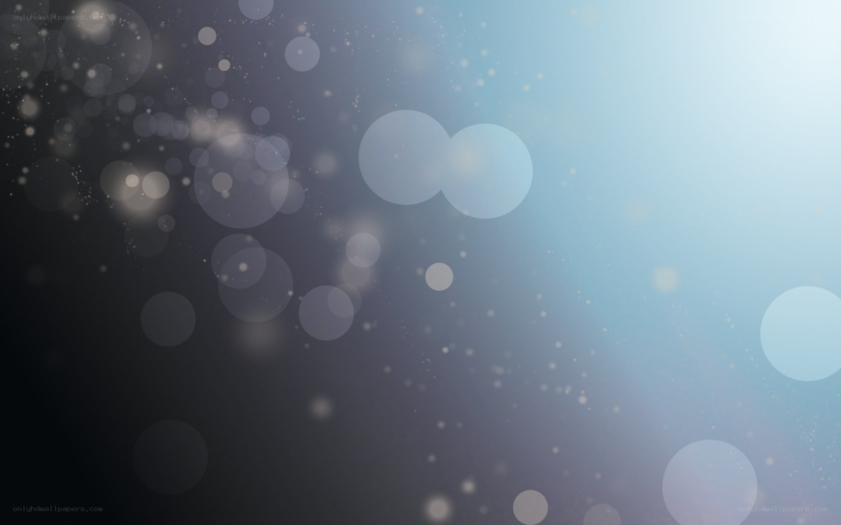abstract blue bokeh background