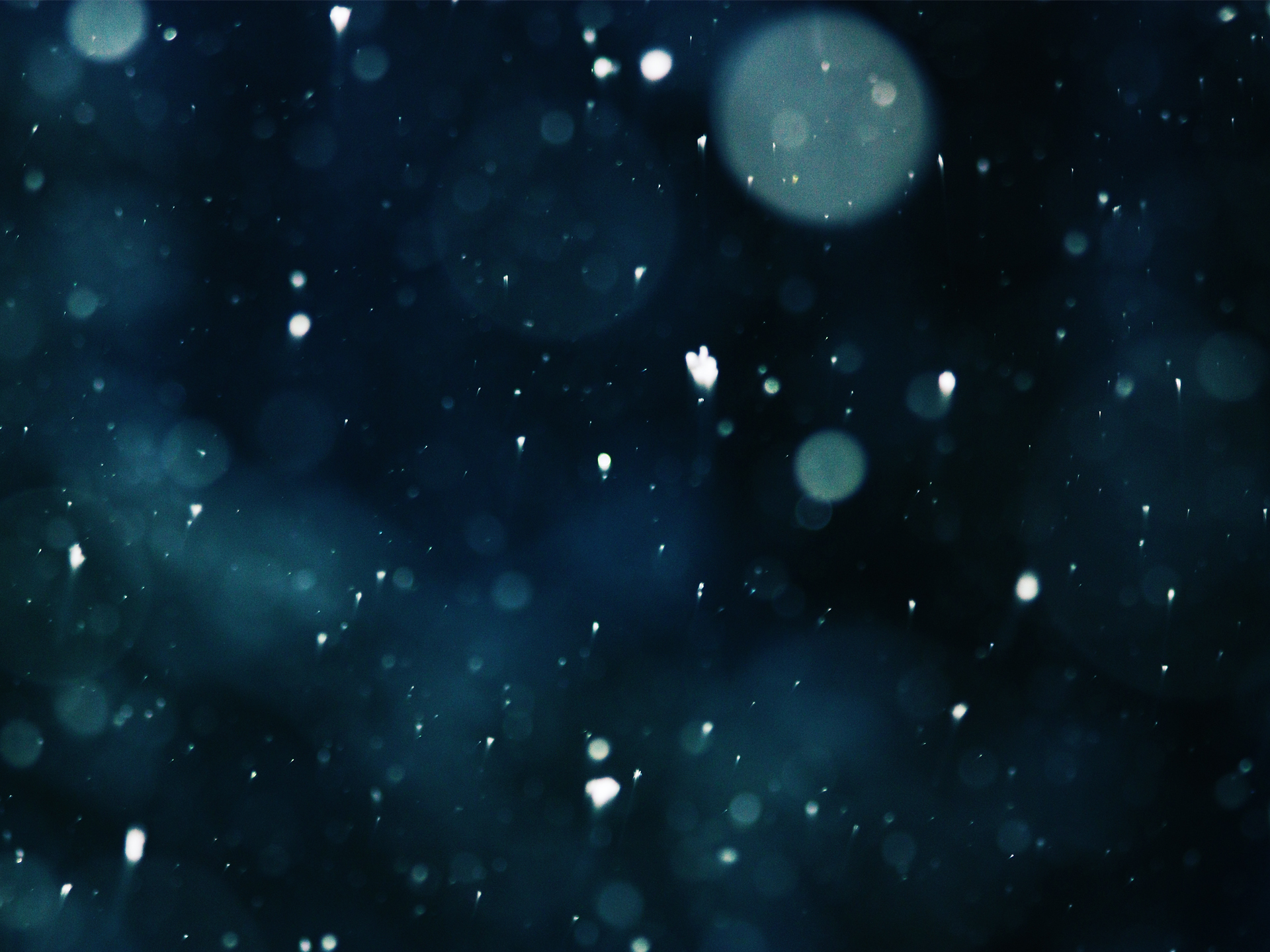 Abstract blue bokeh background