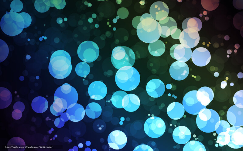 Abstract blue bokeh background