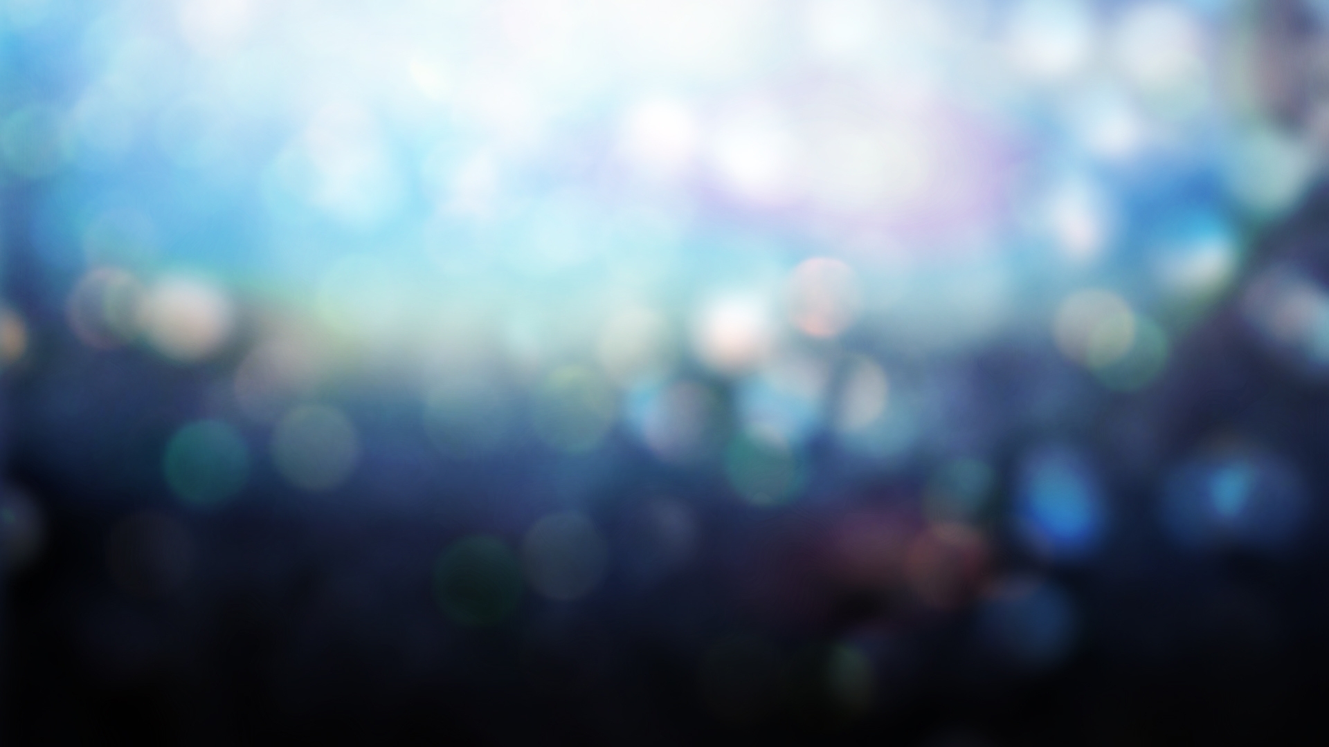abstract blue bokeh lights