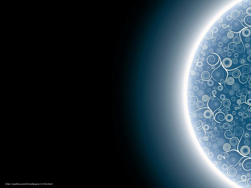 abstract blue circle design