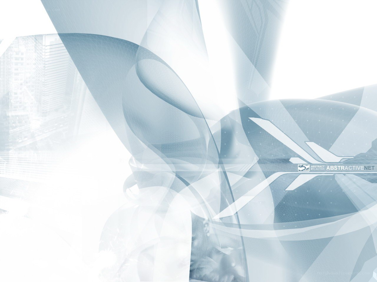 abstract blue city design