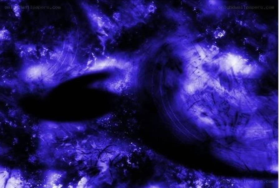 abstract blue cosmic swirl