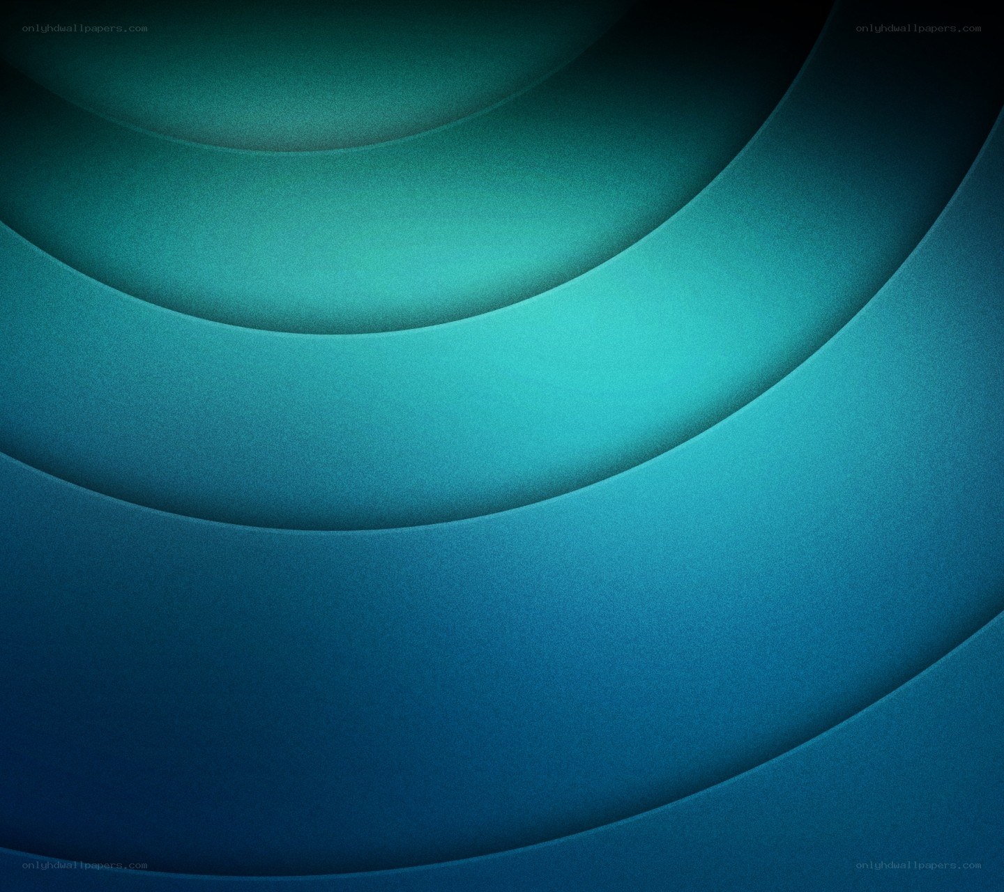 abstract blue curved layers
