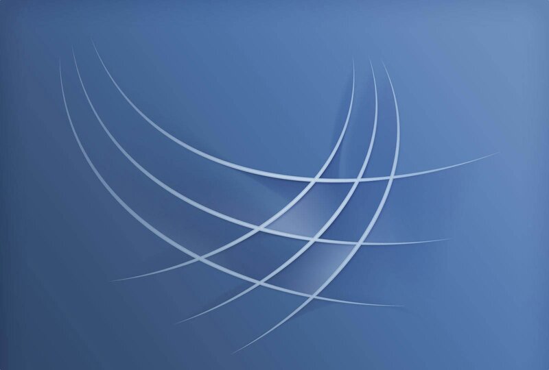 abstract blue curved lines