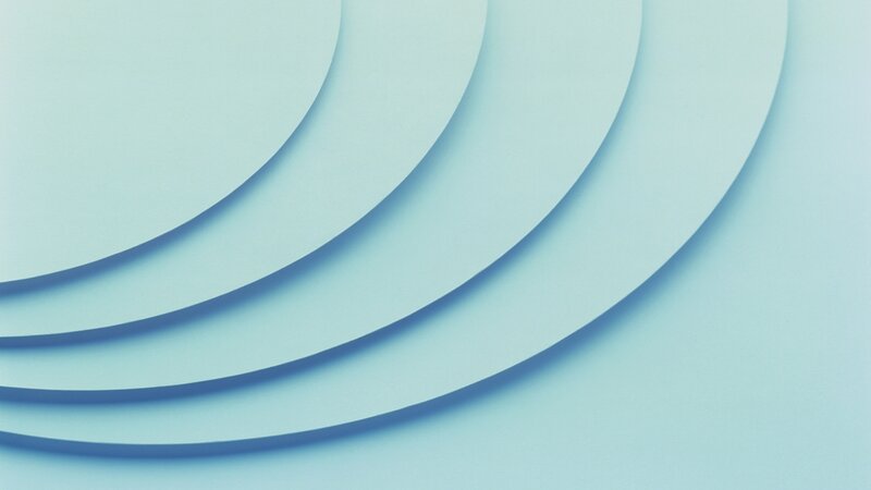 Abstract blue curved lines