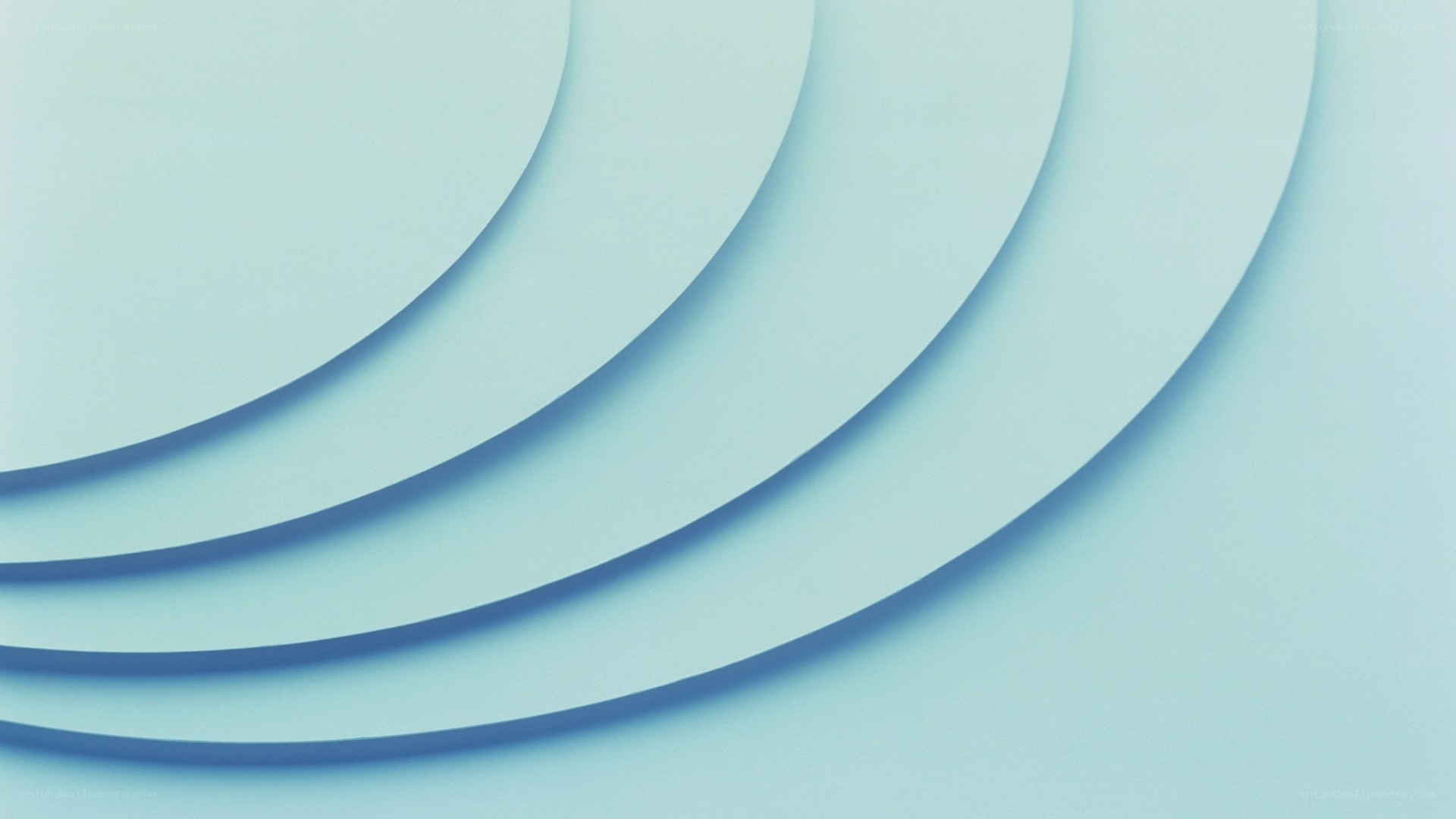 Abstract blue curved lines