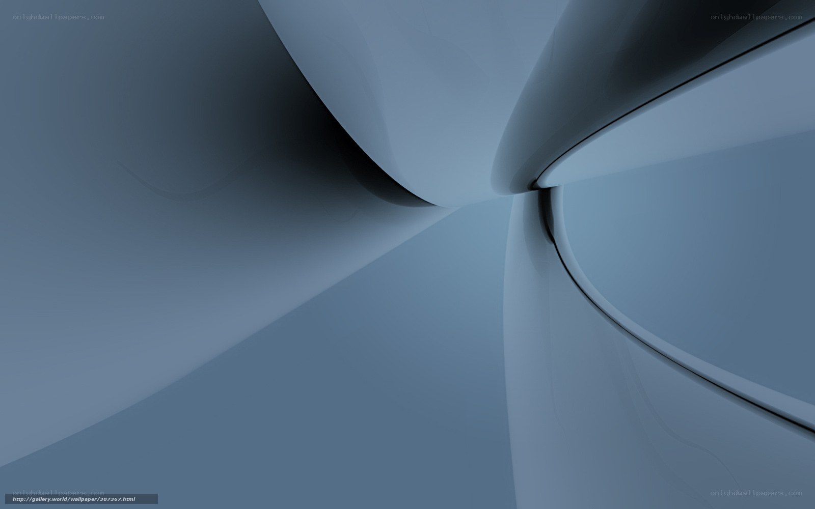 abstract blue curves