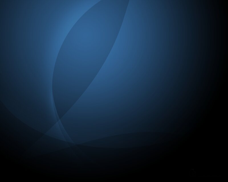 Abstract Blue Curves — Calm