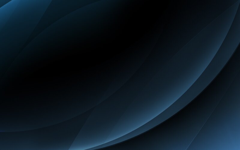 Abstract Blue Curves — Dark