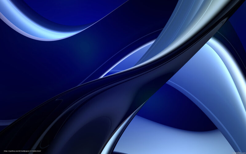 abstract blue curves