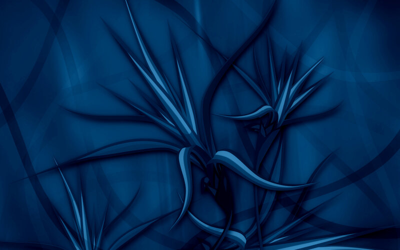 Abstract Blue Design — Dark
