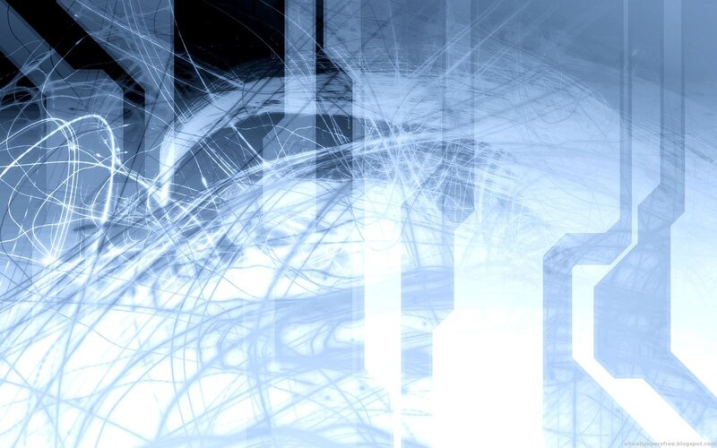 abstract blue digital art