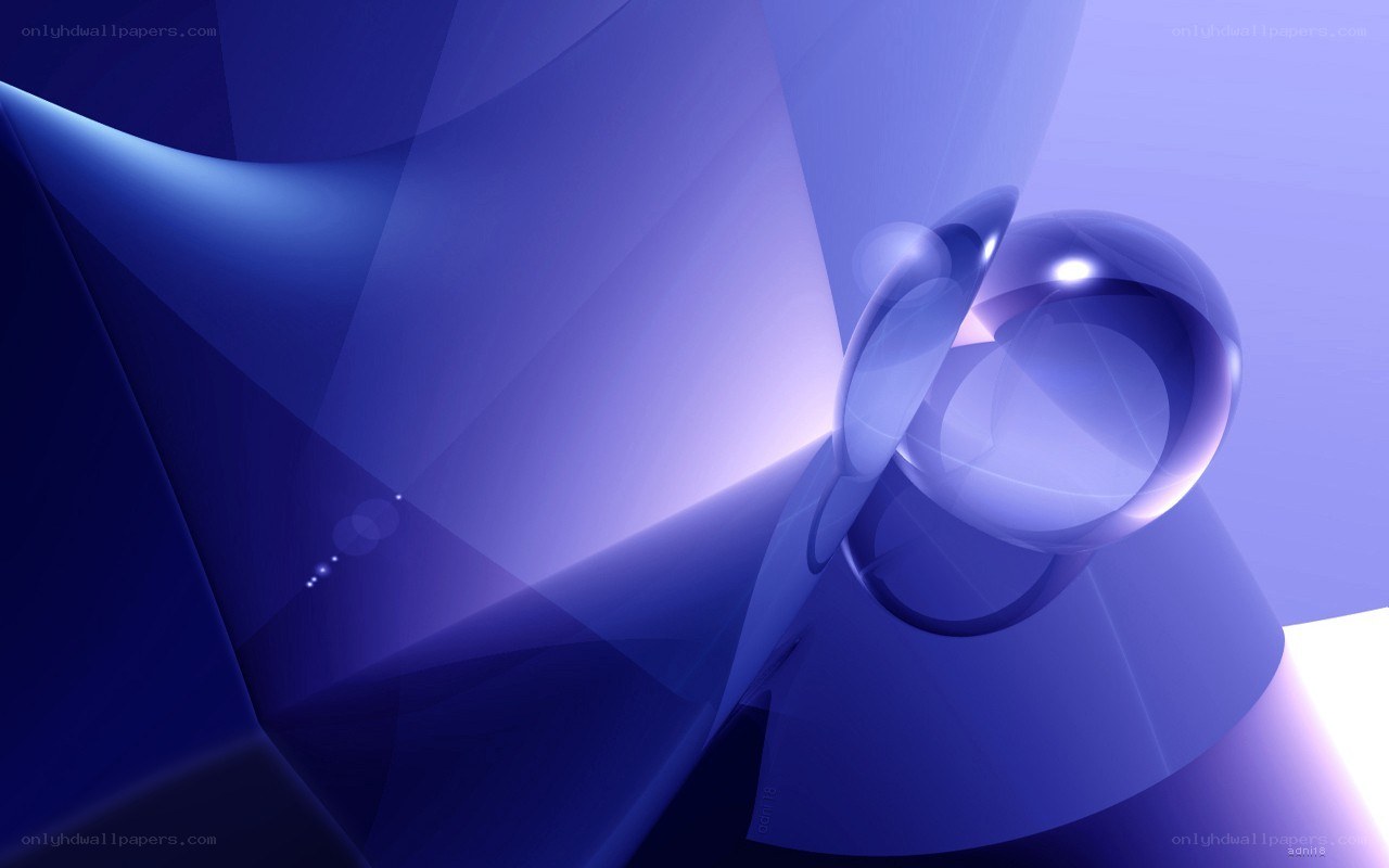 abstract blue digital art