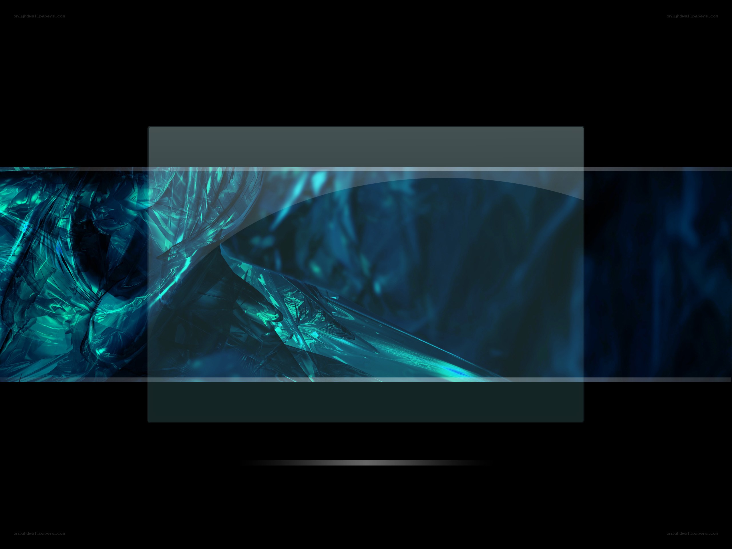 abstract blue digital art