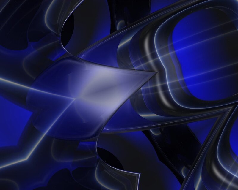 Abstract blue digital art