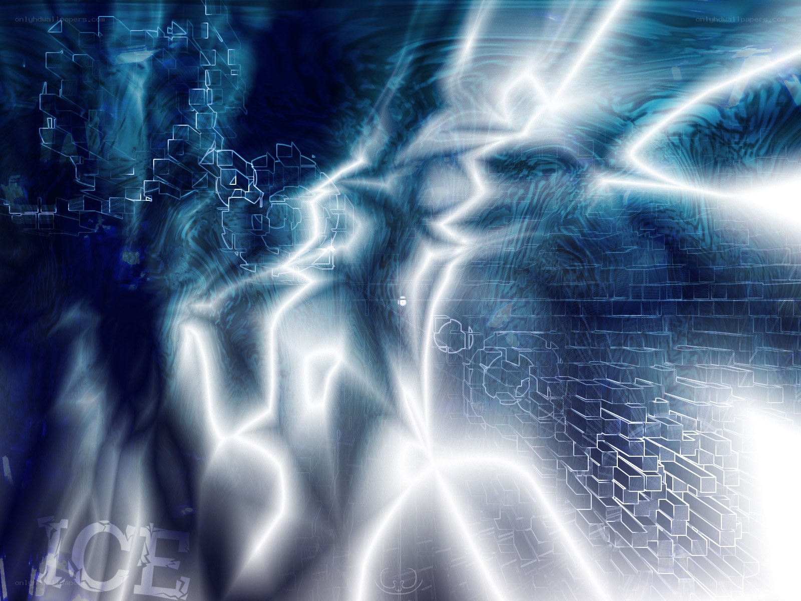 abstract blue energy background