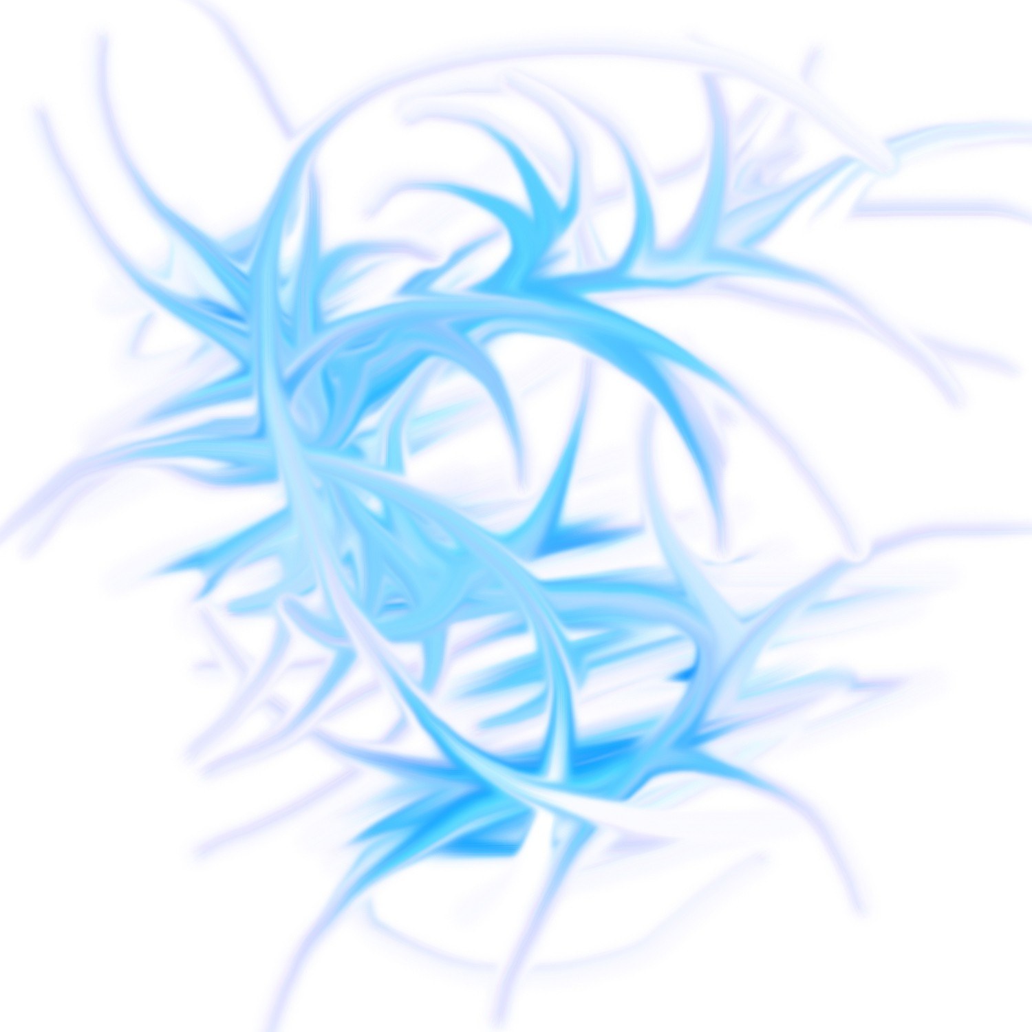 abstract blue energy swirl
