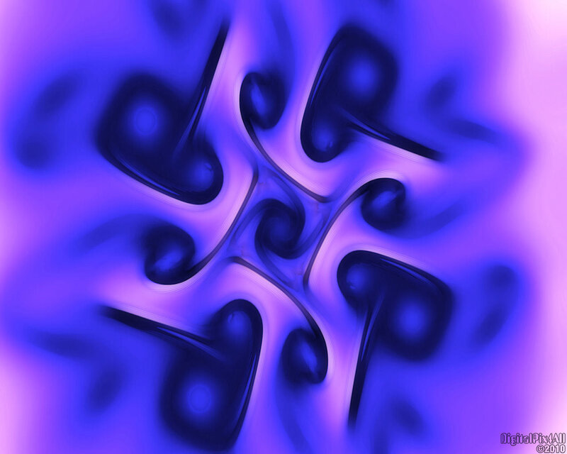 Abstract blue fluid pattern