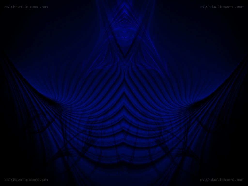 Abstract blue fractal pattern